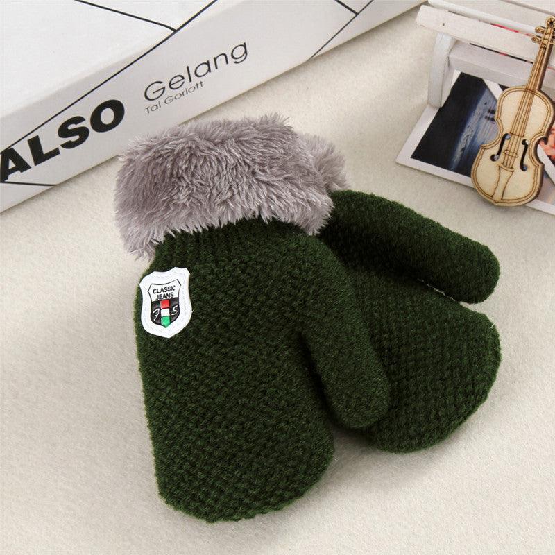 Extra Warm Knitted Gloves - Stylus Kids
