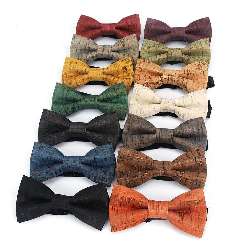 Boy's Natural Cork Bow Tie - Stylus Kids