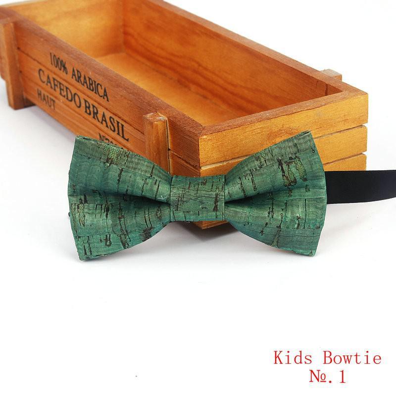 Boy's Natural Cork Bow Tie - Stylus Kids