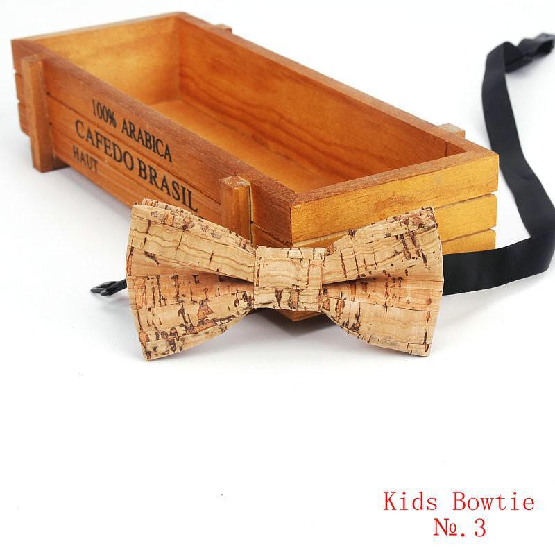 Boy's Natural Cork Bow Tie - Stylus Kids