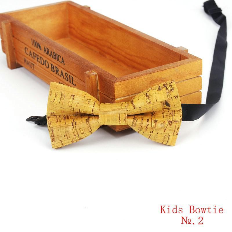 Boy's Natural Cork Bow Tie - Stylus Kids