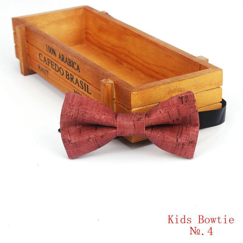 Boy's Natural Cork Bow Tie - Stylus Kids