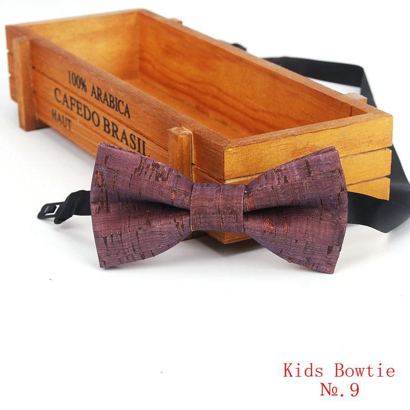 Boy's Natural Cork Bow Tie - Stylus Kids