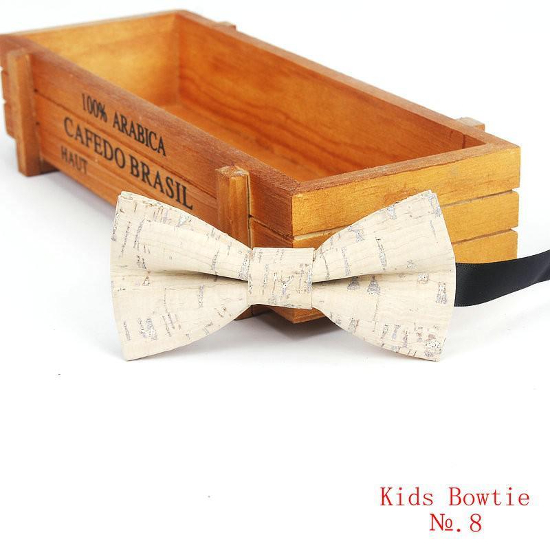 Boy's Natural Cork Bow Tie - Stylus Kids