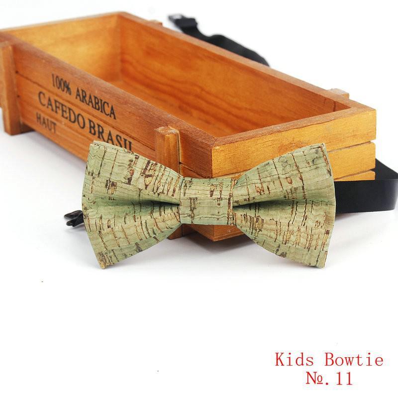 Boy's Natural Cork Bow Tie - Stylus Kids