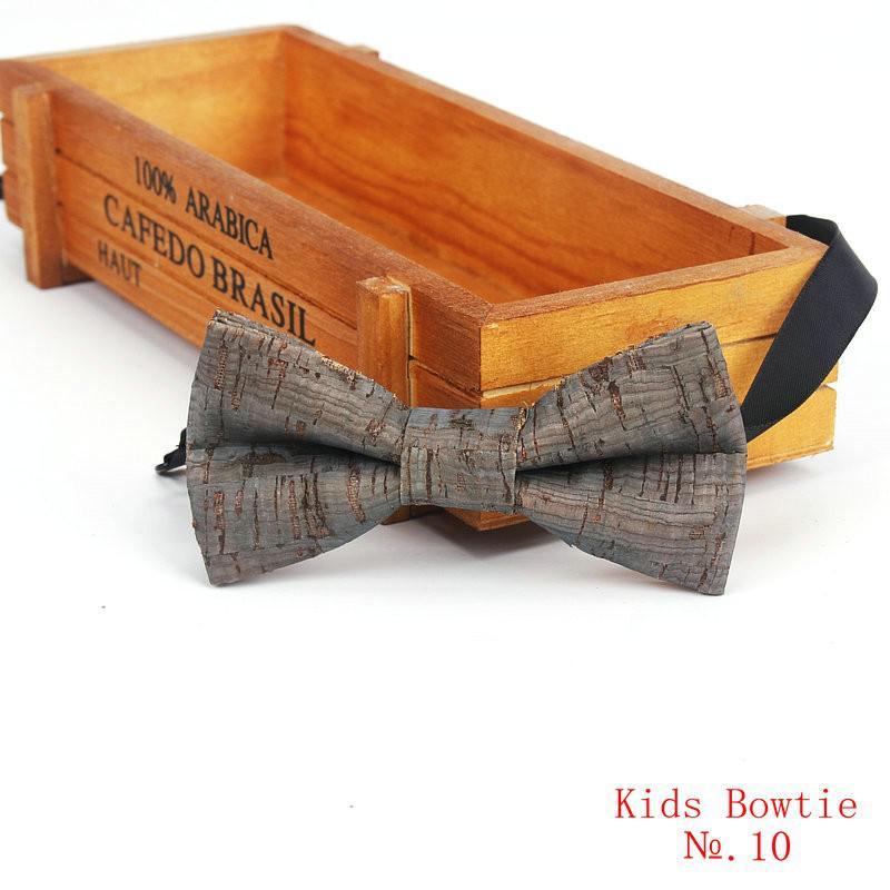 Boy's Natural Cork Bow Tie - Stylus Kids