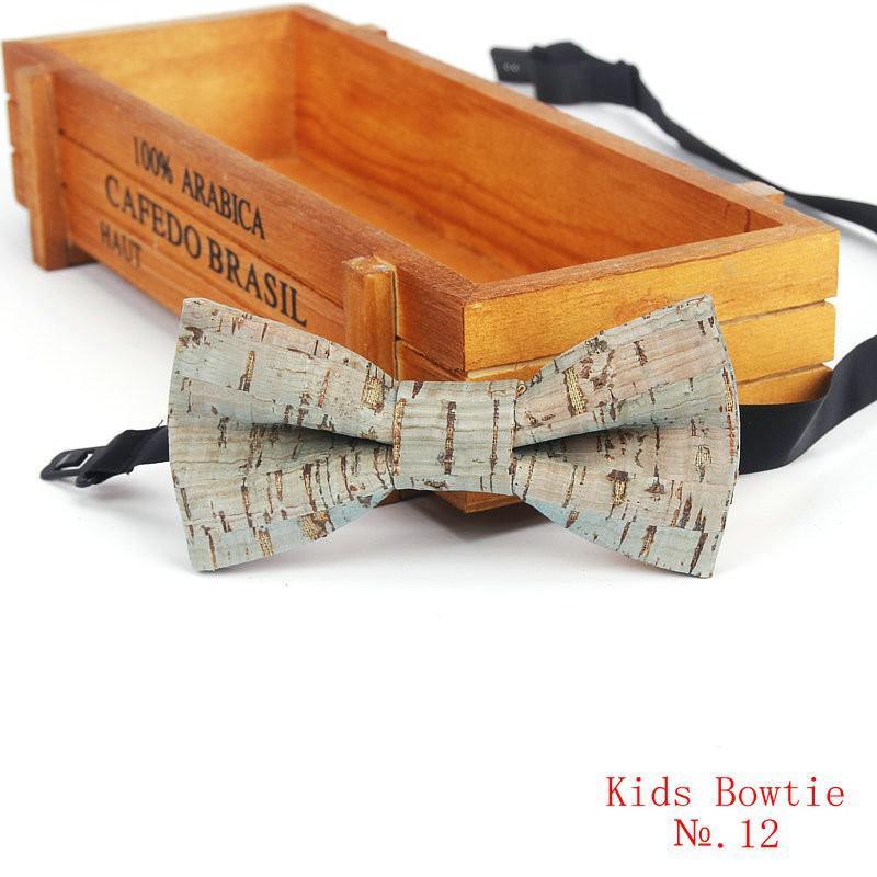 Boy's Natural Cork Bow Tie - Stylus Kids